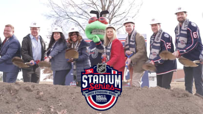 Breaking Ground for New Street Hockey Rink in Columbus