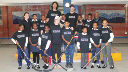 Color of Hockey Sticks Together inspiring underserved kids around globe