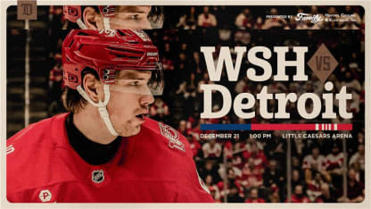 PREVIEW: Red Wings wrap up Mom’s Trip at Little Caesars Arena, set for rematch against Capitals on Sunday afternoon