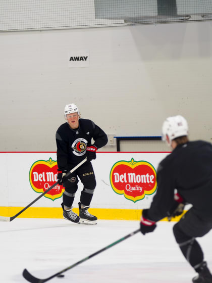 Sens Practice at Amerant Bank Arena