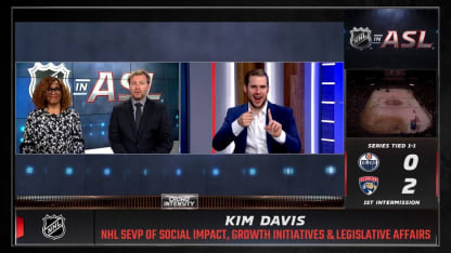 NHL in ASL: Kim Davis chats with the ASL team