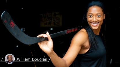 Los Angeles Kings pro scout Blake Bolden stick endorsement