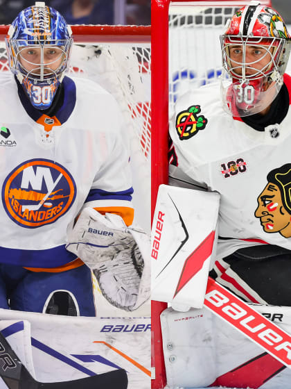 NHL EDGE stats 2025-26 Vezina Trophy race wide open