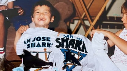 Hoshida as a kid with shirt