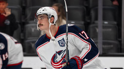 blue jackets mason marchment goal debut