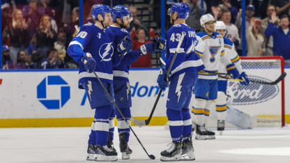 St. Louis Blues Tampa Bay Lightning game recap December 22, 2025