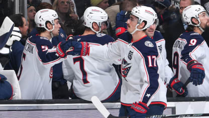 Columbus Blue Jackets Los Angeles Kings game recap December 22 2025