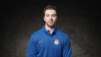 Swayman - USA Hockey Olympic Orientation Camp Interview