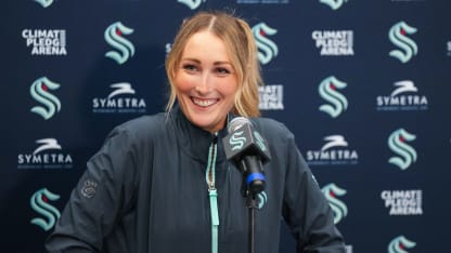 Jessica Campbell honored to be first female NHL assistant coach