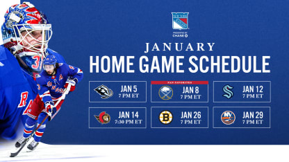 January Game Schedule