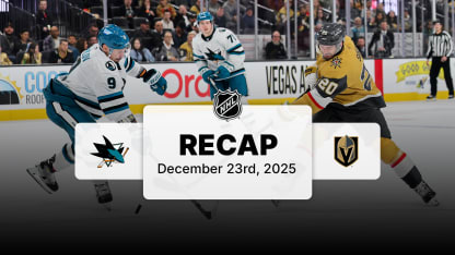 SJS at VGK | Recap