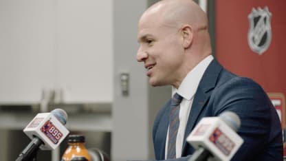 Carbery speaks to the media