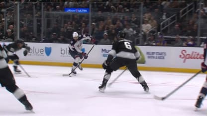 CBJ@LAK: Marchenko scores PPG against Anton Forsberg