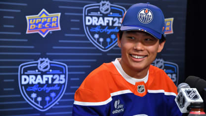 Aidan Park thrilled to go to Edmonton Oilers as second to last pick in draft
