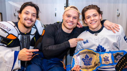 Toronto Maple Leafs player of game wwe belt