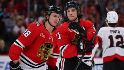Connor Bedard, Frank Nazar have developed strong bond with Chicago Blackhawks