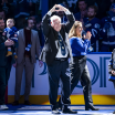 Toronto Maple Leafs Joe Bowen son honor broadcaster