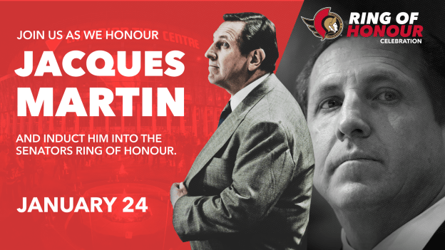 Jacques Martin Ring Of Honour Induction, January 24th 