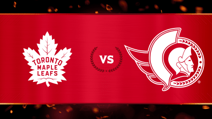 Toronto Maple Leafs @ Ottawa Senators
