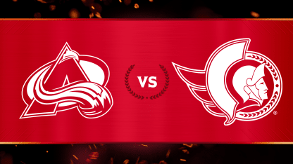 Colorado Avalanche @ Ottawa Senators