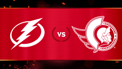 Tampa Bay Lightning @ Ottawa Senators